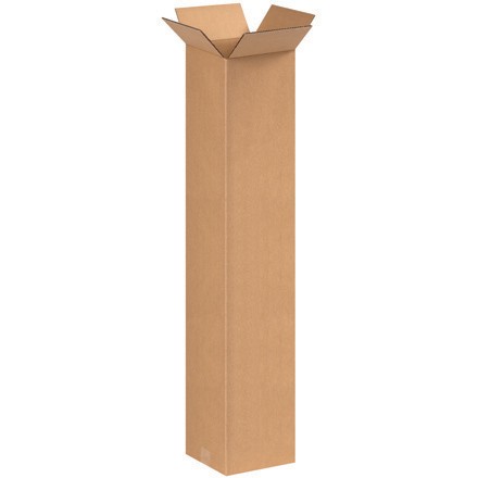 8" x 8" x 42" Tall Corrugated Boxes