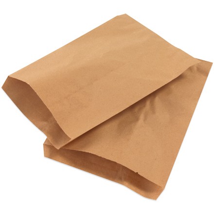 10" x 13" Kraft Flat Merchandise Bags