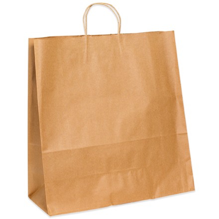 13" x 6" x 15 3/4" Kraft Paper Shopping Bags