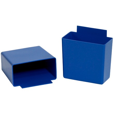 5 1/8" x 2 3/4" x 3" Blue Shelf Bin Cups