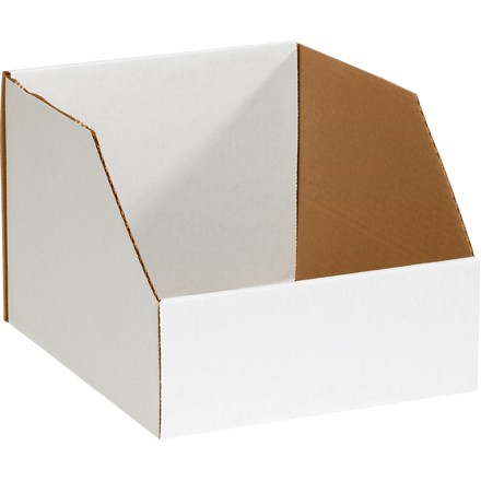 10" x 12" x 8" Jumbo Open Top Bin Boxes