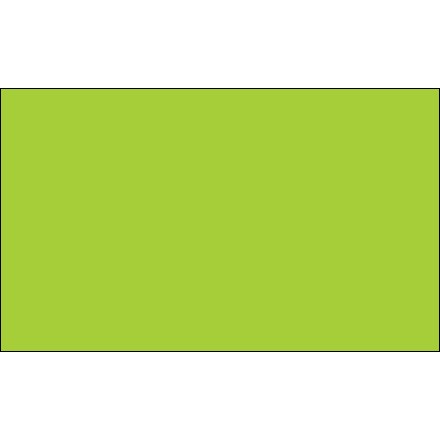 3" x 5" Fluorescent Green Inventory Rectangle Labels