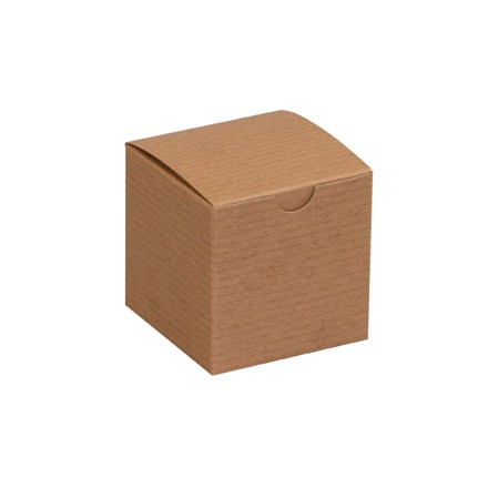 3" x 3" x 3" Kraft Gift Boxes