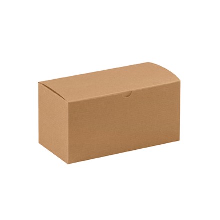 9" x 4 1/2" x 4 1/2" Kraft Gift Boxes