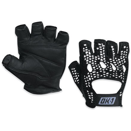 Mesh Backed Lifting Gloves - Black - Medium