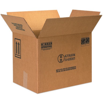 16 3/8" x 11 3/8" x 12 3/8" 4 - 1 Gallon F-Style Paint Can Boxes