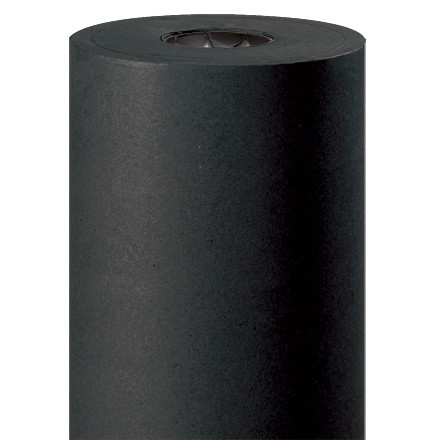 24" - 50# Black Kraft Paper Rolls