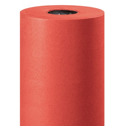 36" - 50# Red Kraft Paper Rolls