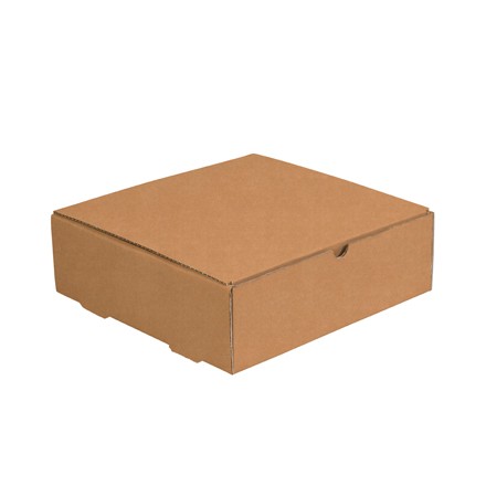 11 1/2" x 11 1/2" x 3 3/4" Kraft Literature Mailers