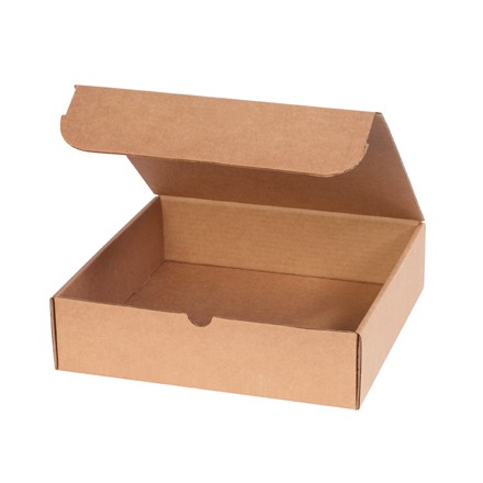 12" x 11 3/4" x 3 1/4" Kraft Literature Mailers
