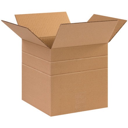 10" x 10" x 10" Multi-Depth Corrugated Boxes