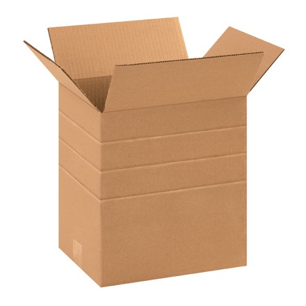 11 1/4" x 8 3/4" x 12" Multi-Depth Corrugated Boxes