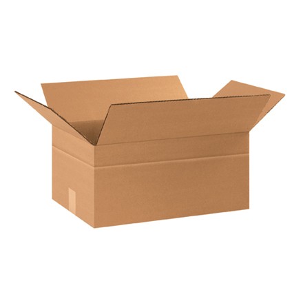 17 1/4" x 11 1/4" x 8" Multi-Depth Corrugated Boxes