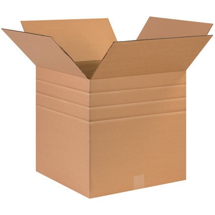 17" x 17" x 17" Multi-Depth Corrugated Boxes