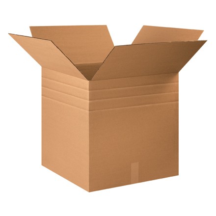 22" x 22" x 22" Multi-Depth Corrugated Boxes