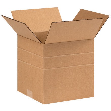 9" x 9" x 9" Multi-Depth Corrugated Boxes