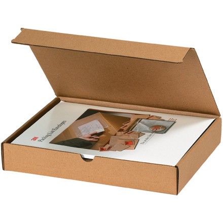 7 1/2" x 7" x 3 1/4" Kraft Literature Mailers