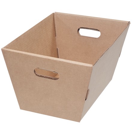 19 1/2" x 13" x 10" Corrugated Tote