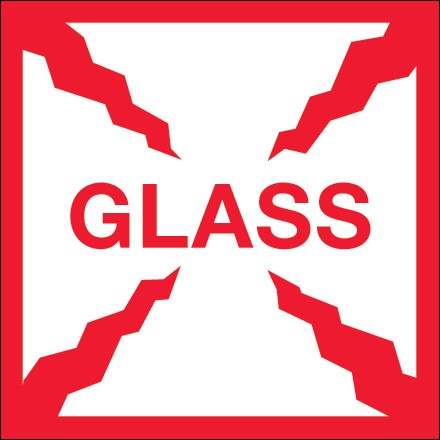 4" x 4" - "Glass" Labels