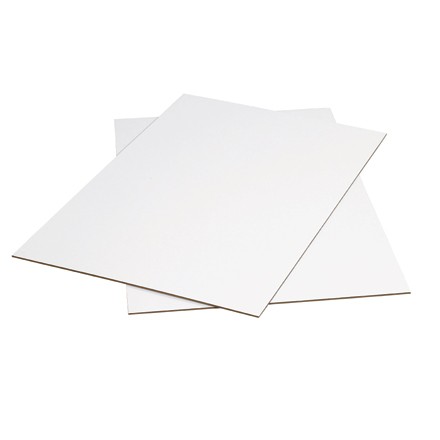 40" x 48" White Corrugated Sheets