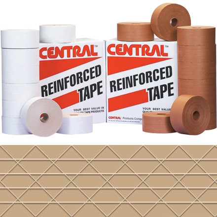 70mm x 375' Kraft Central - 233 Reinforced Tape