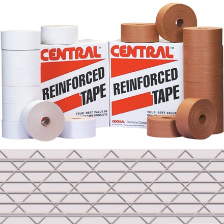 3" x 375' White Central - 260 Reinforced Tape