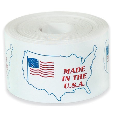 3" x 4" - "Made in the U.S.A." Labels