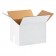 15" x 12" x 10" White Corrugated Boxes