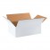 17 1/4" x 11 1/4" x 6" White Corrugated Boxes
