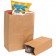 12" x 7" x 21 3/4" Kraft Grocery Bags