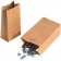 7 3/4" x 4 3/4" x 16" Kraft Hardware Bags