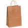 5 1/4" x 3 1/4" x 8 3/8" Kraft Paper Shopping Bags