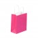 8" x 4 1/2" x 10 1/4" Cerise Tinted Shopping Bags