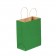 8" x 4 1/2" x 10 1/4" Kelly Green Tinted Shopping Bags
