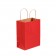8" x 4 1/2" x 10 1/4" Scarlet Tinted Shopping Bags
