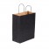 10" x 5" x 13" Black Tinted Shopping Bags
