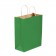 10" x 5" x 13" Kelly Green Tinted Shopping Bags