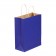 10" x 5" x 13" Parade Blue Tinted Shopping Bags
