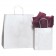 13" x 7" x 13" White Shopping Bags