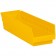 17 7/8" x 4 1/8" x 4" Yellow Plastic Shelf Bin Boxes