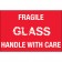 2" x 3" - "Fragile - Glass - Handle With Care" Labels