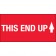 2" x 4" - "This End Up" (High Gloss) Labels