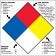 10 3/4" x 10 3/4" - "Health Hazard Fire Hazard Specific Hazard Reactivity"