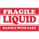 3" x 5" - "Fragile - Liquid - Handle With Care" Labels