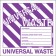 6" x 6" - "Universal Waste" Labels