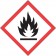 2" x 2" Pictogram - Flame Labels