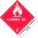 4" x 4 3/4" - "Compressed Gases, Flammable, N.O.S." Labels