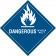 4" x 4" - "Dangerous When Wet" Labels