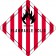 4" x 4" - "Flammable Solid" Labels