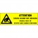 5/8" x 2" - "Attention - Static Sensitive Devices" Labels